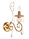 бра abrasax mbk9431/1 brass