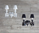 бра delight collection baccarat style zz86303-2w