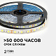 светодиодная влагозащищенная лента ogm 12в 5050 14,4вт/м 6500к 600лм/м 5м ip65 lse-275