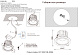 встраиваемый светильник crystal lux clt 005c108 bl 4000k