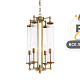 подвесная люстра delight collection regis bc404-4l gold
