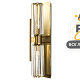 настенный светильник crystal lux magdolina ap2 bronze/transparente