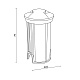 ландшафтный светильник maytoni flash o044dl-l1s3k1