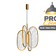 подвесная люстра odeon light piuma 6664/38l