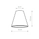 абажур nowodvorski cameleon cone s 8415