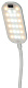 настольная аккумуляторная лампа эра nled-525-6w-w б0068589