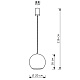 подвесной светильник lighthall aura 20 lh032012