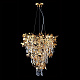 подвесная люстра crystal lux romeo sp10 gold d600
