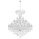 подвесная люстра crystal lux diva sp60 chrome