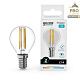 лампа светодиодная gauss filament elementary e14 12w 4100k 52122