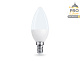 светодиодная лампа ambrella light bulbing e14 13w 6400k свеча 371316