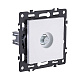 розетка tv, белый kollinger asthetik as-020wh