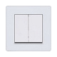 рамка 1-постовая, белый kollinger eleganz acryl ea1wh