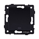 выключатель 1-клавишный перекрестный 10а/250в с led подсветкой, черный kollinger rea-s-015bk для aspekt, eleganz, reflex