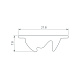 экран асимметричный arlight sl-line-w20-2500 (пластик) 033746(1)