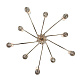 люстра на штанге st luce элегра sl1402.253.10