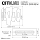 настенный светильник citilux dart cl231432