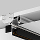 заглушка торцевая к профилю, 2шт. maytoni technical tram034mpec-s