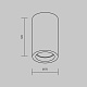 потолочный светильник maytoni basic texture mod461cl-01gr1