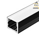 профиль arlight sl-slim-h13m-3000 black (by) (алюминий) 064821