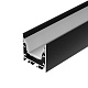 профиль arlight line-3535-tray-2000 black (алюминий) 062192