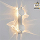 настенный светильник loft it flame 10452/2w white sand