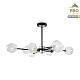 люстра на штанге freya floristic fr5328cl-08b
