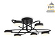 потолочная люстра freya vortex fr6155cl-l36b