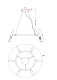подвесная люстра freya match fr6109pl-06ch
