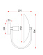 настенный светильник freya ellipse fr5320wl-01b
