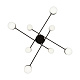 потолочный светильник freya tibo fr6048cl-l8b