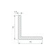 уголок arlight arh-w15x15x1,5-3000 white (алюминий) 063522