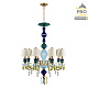 подвесная люстра loft it grace 10203/8 green
