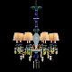 подвесная люстра loft it grace 10203/8 green