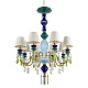 подвесная люстра loft it grace 10203/8 green