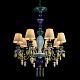 подвесная люстра loft it grace 10203/8 green