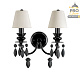 бра loft it grace 10203/2w black