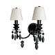 бра loft it grace 10203/2w black