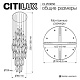 каскадная люстра citilux tanna cl253050