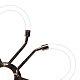 люстра на штанге natali kovaltseva high-tech led lamps 82012