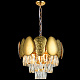 потолочная люстра natali kovaltseva chic 81437/6c gold
