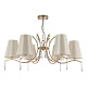 подвесная люстра crystal lux renata sp6 gold