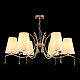 подвесная люстра crystal lux renata sp6 gold