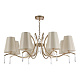 подвесная люстра crystal lux renata sp8 gold