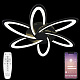 потолочная люстра natali kovaltseva high-tech led lamps 82008 black