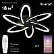 потолочная люстра natali kovaltseva high-tech led lamps 82008 black