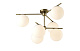 потолочная люстра crystal lux feliz sp-pl6 bronze/white