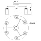 потолочная люстра arte lamp leo a7027pl-6bk