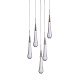 подвесной светильник delight collection pour md2060-5a satin nickel