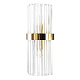 настенный светильник crystal lux sorpresa ap2 brass/transparente